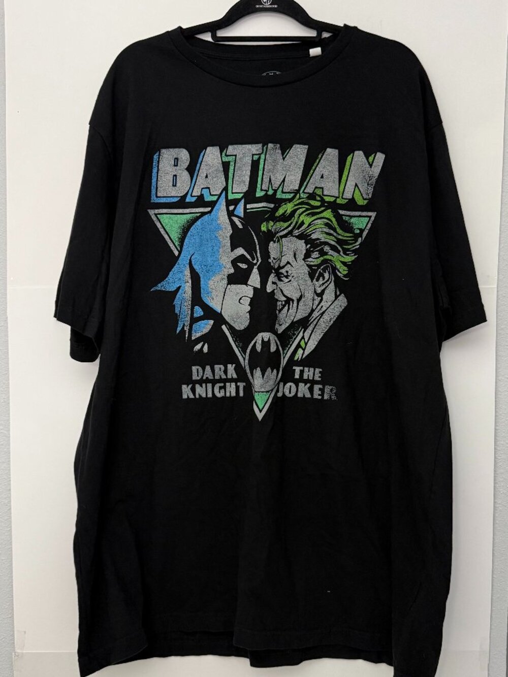 Batman Joker T Shirt Mens 3XLT Black Graphic Dark Knight DC Comics